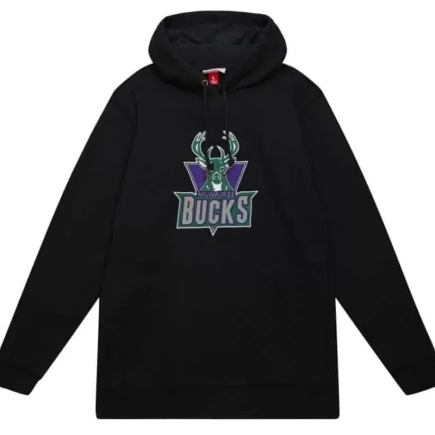 Mitchell & Ness Hoodies & Sweatshirts-Heavyweight Fleece Hoodie Milwaukee Bucks