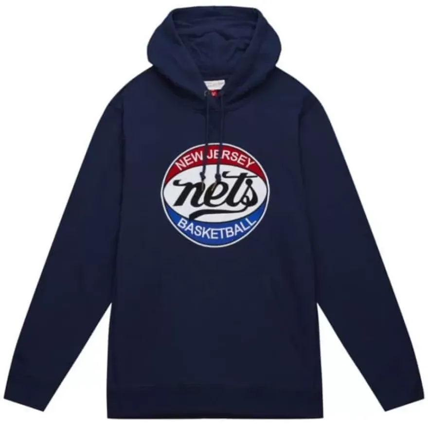 Mitchell & Ness Hoodies & Sweatshirts-Heavyweight Fleece Hoodie New Jersey Nets