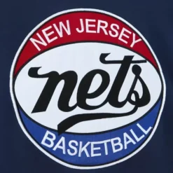 Mitchell & Ness Hoodies & Sweatshirts-Heavyweight Fleece Hoodie New Jersey Nets
