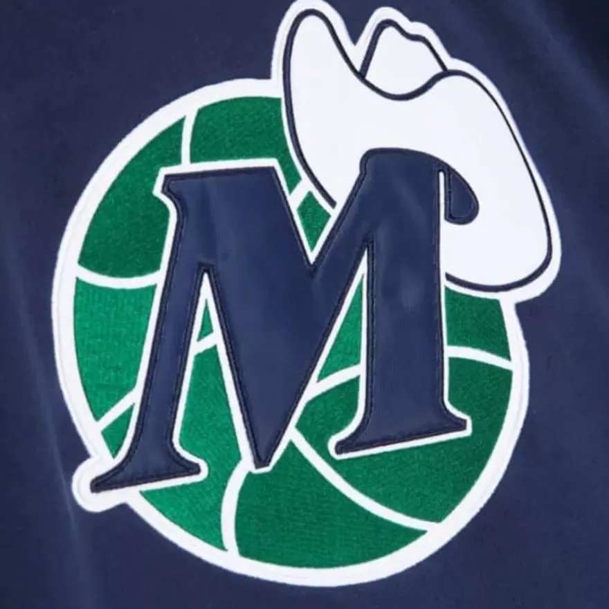 Mitchell & Ness Hoodies & Sweatshirts-Heavyweight Fleece Hoodie Dallas Mavericks