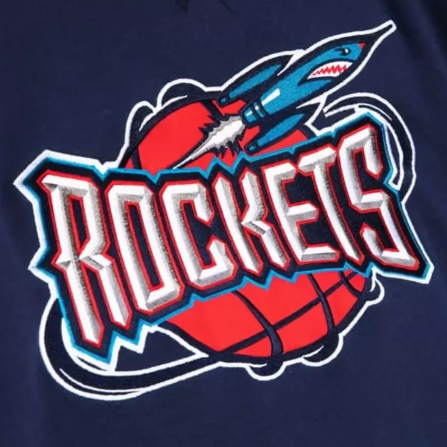 Mitchell & Ness Hoodies & Sweatshirts-Heavyweight Fleece Hoodie Houston Rockets