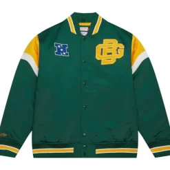 Mitchell & Ness Jackets & Outerwear-Heavyweight Satin Jacket Green Bay Packers