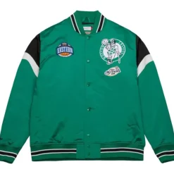 Mitchell & Ness Jackets & Outerwear-Heavyweight Satin Jacket Boston Celtics