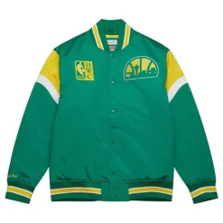 Mitchell & Ness Jackets & Outerwear-Heavyweight Satin Jacket Seattle Supersonics