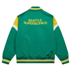 Mitchell & Ness Jackets & Outerwear-Heavyweight Satin Jacket Seattle Supersonics