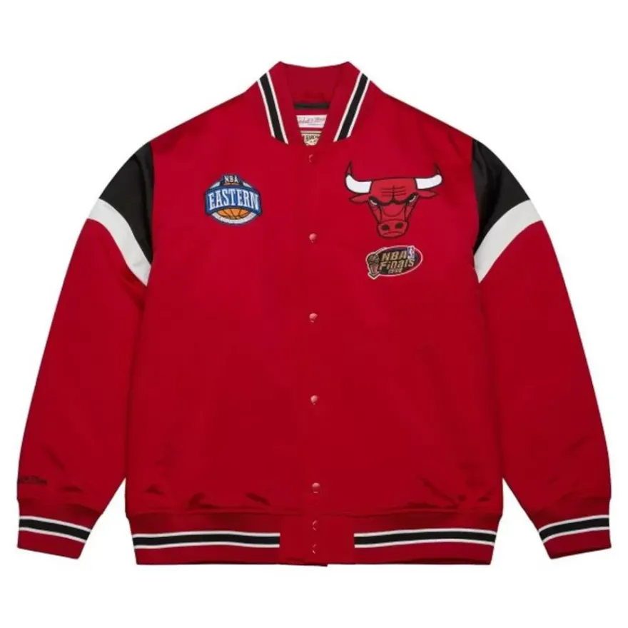 Mitchell & Ness Jackets & Outerwear-Heavyweight Satin Jacket Chicago Bulls
