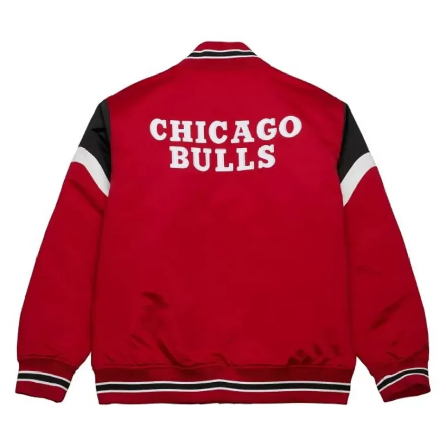 Mitchell & Ness Jackets & Outerwear-Heavyweight Satin Jacket Chicago Bulls
