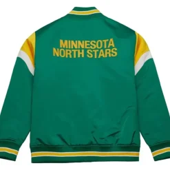 Mitchell & Ness Jackets & Outerwear-Heavyweight Satin Jacket Minnesota North Stars