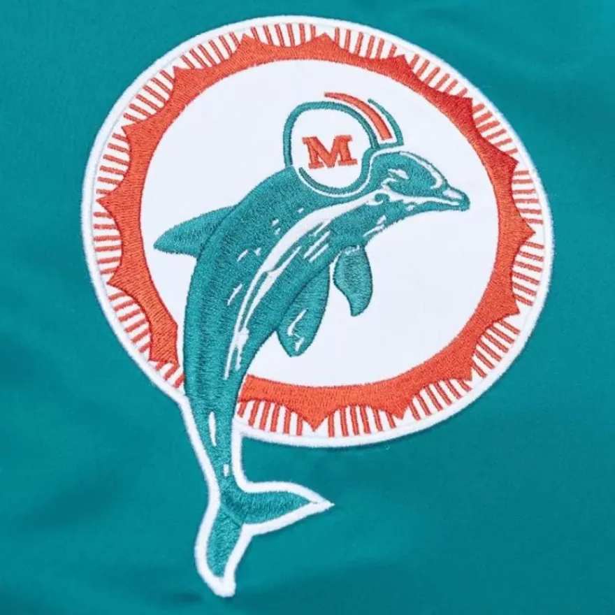 Mitchell & Ness Jackets & Outerwear-Heavyweight Satin Jacket Miami Dolphins