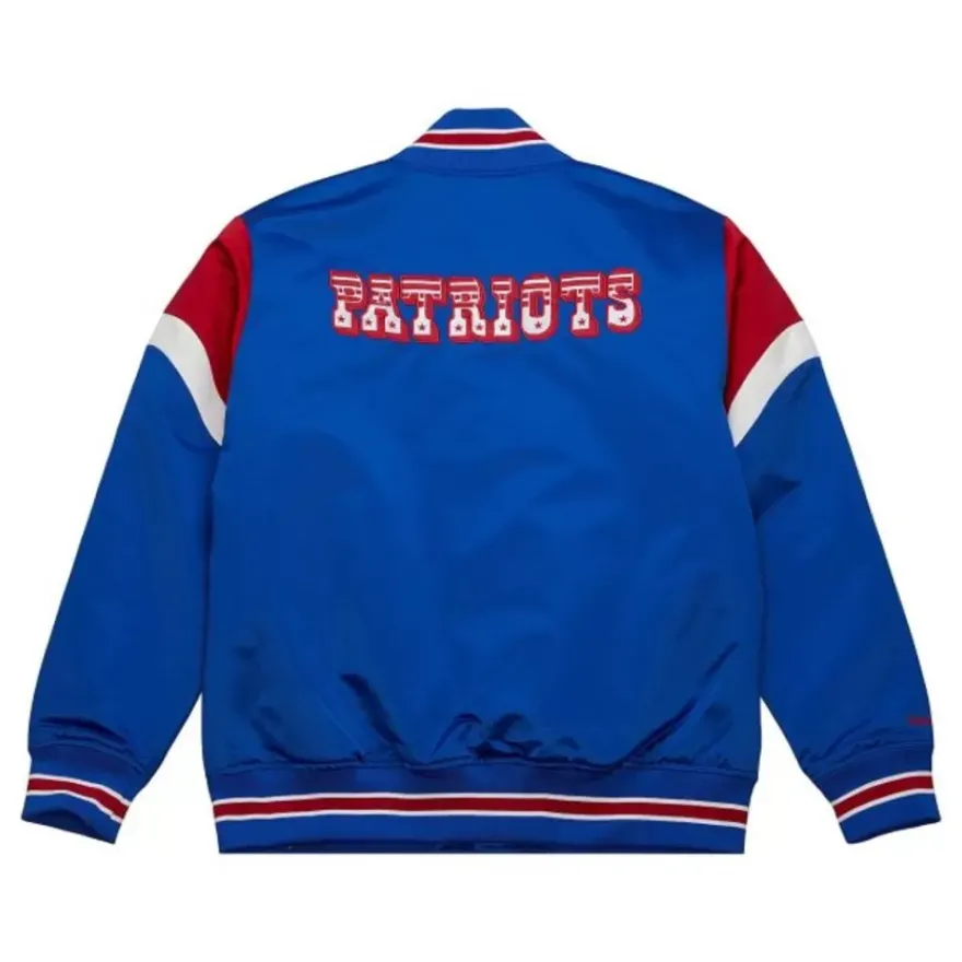 Mitchell & Ness Jackets & Outerwear-Heavyweight Satin Jacket New England Patriots