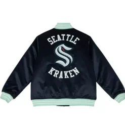 Mitchell & Ness Jackets & Outerwear-Heavyweight Satin Jacket Seattle Kraken