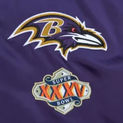 Mitchell & Ness Jackets & Outerwear-Heavyweight Satin Jacket Baltimore Ravens