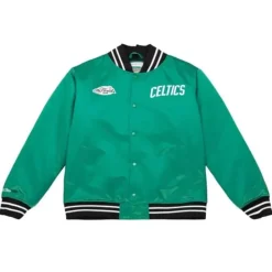 Mitchell & Ness Jackets & Outerwear-Heavyweight Satin Jacket Boston Celtics