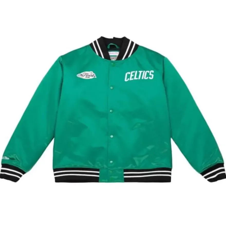 Mitchell & Ness Jackets & Outerwear-Heavyweight Satin Jacket Boston Celtics