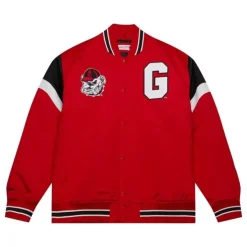Mitchell & Ness Jackets & Outerwear-Heavyweight Satin Jacket University Of Georgia