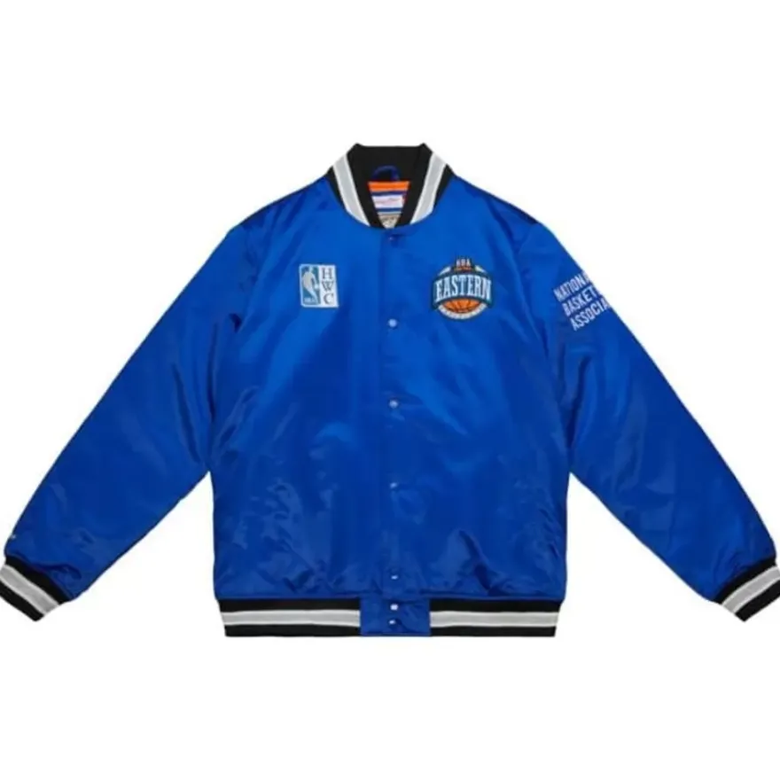 Mitchell & Ness Jackets & Outerwear-Heavyweight Satin Jacket Update All Star East