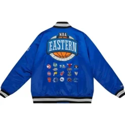Mitchell & Ness Jackets & Outerwear-Heavyweight Satin Jacket Update All Star East