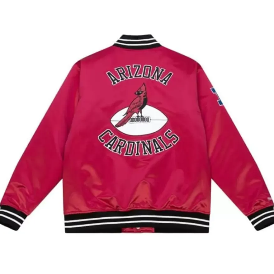Mitchell & Ness Jackets & Outerwear-Heavyweight Satin Jacket Arizona Cardinals