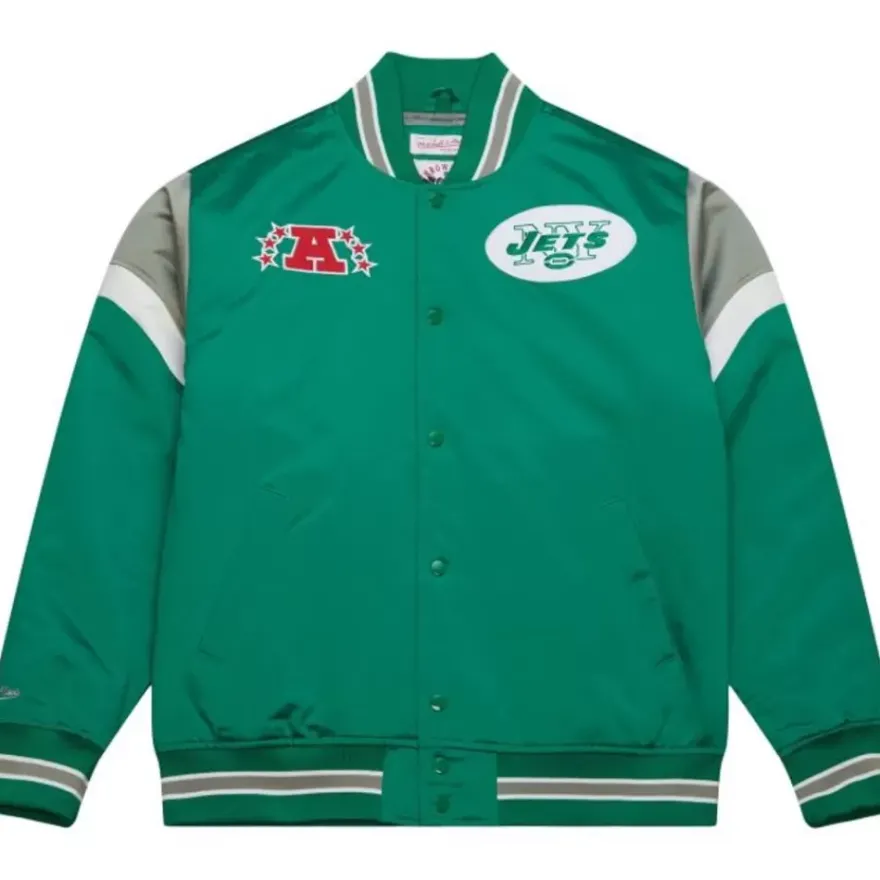 Mitchell & Ness Jackets & Outerwear-Heavyweight Satin Jacket New York Jets