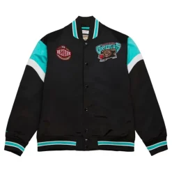 Mitchell & Ness Jackets & Outerwear-Heavyweight Satin Jacket Vancouver Grizzlies