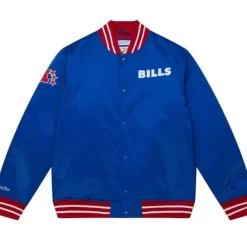 Mitchell & Ness Jackets & Outerwear-Heavyweight Satin Jacket Buffalo Bills