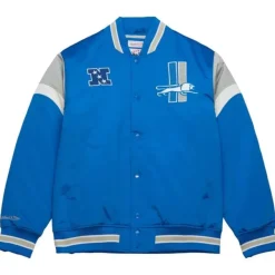 Mitchell & Ness Jackets & Outerwear-Heavyweight Satin Jacket Detroit Lions