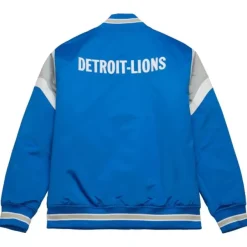 Mitchell & Ness Jackets & Outerwear-Heavyweight Satin Jacket Detroit Lions