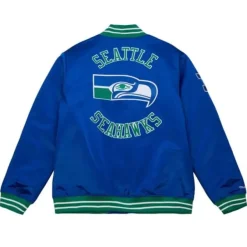 Mitchell & Ness Jackets & Outerwear-Heavyweight Satin Jacket Seattle Seahawks