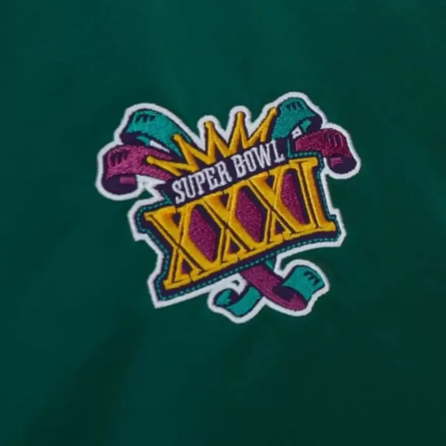 Mitchell & Ness Jackets & Outerwear-Heavyweight Satin Jacket Green Bay Packers