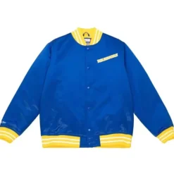 Mitchell & Ness Jackets & Outerwear-Heavyweight Satin Jacket Golden State Warriors
