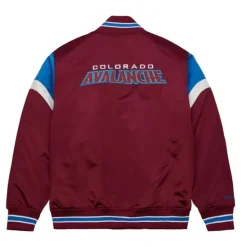 Mitchell & Ness Jackets & Outerwear-Heavyweight Satin Jacket Colorado Avalanche