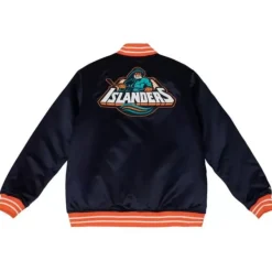 Mitchell & Ness Jackets & Outerwear-Heavyweight Satin Jacket New York Islanders
