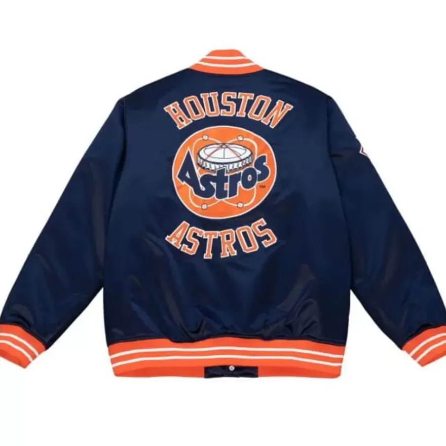 Mitchell & Ness Jackets & Outerwear-Heavyweight Satin Jacket Houston Astros