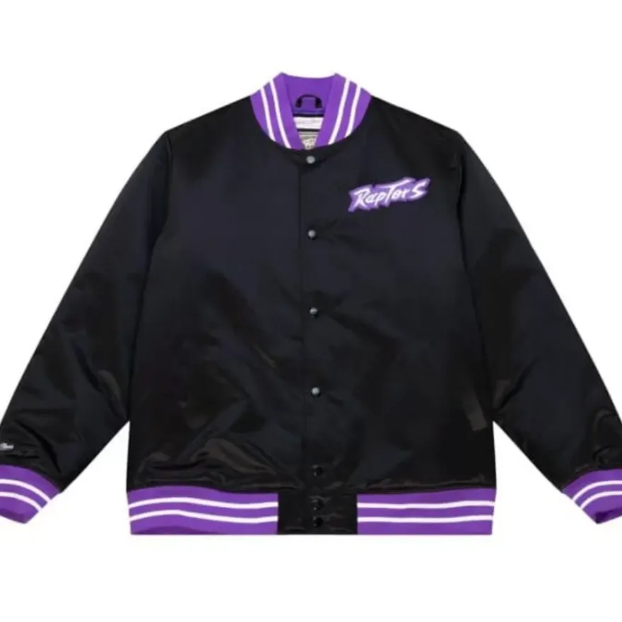 Mitchell & Ness Jackets & Outerwear-Heavyweight Satin Jacket Toronto Raptors