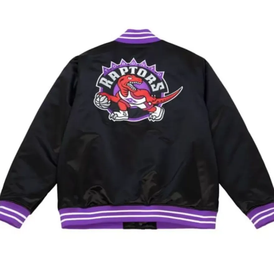 Mitchell & Ness Jackets & Outerwear-Heavyweight Satin Jacket Toronto Raptors
