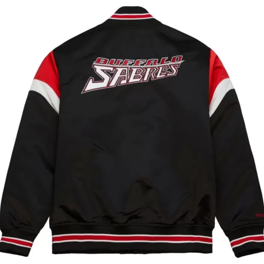 Mitchell & Ness Jackets & Outerwear-Heavyweight Satin Jacket Buffalo Sabres