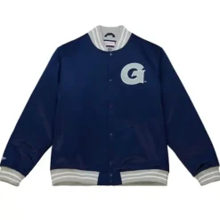 Mitchell & Ness Jackets & Outerwear-Heavyweight Satin Jacket Georgetown University