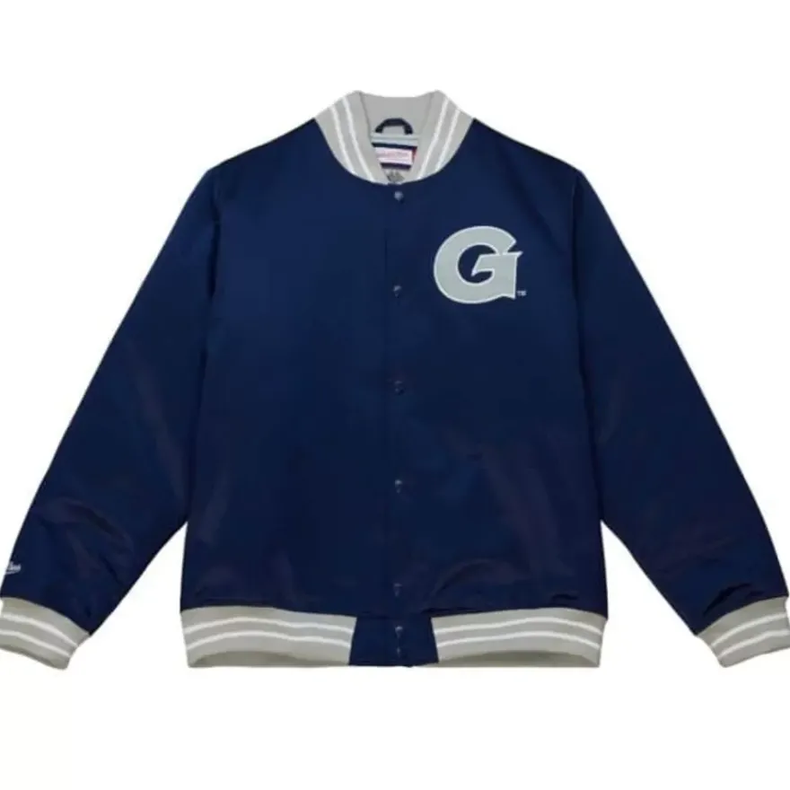 Mitchell & Ness Jackets & Outerwear-Heavyweight Satin Jacket Georgetown University