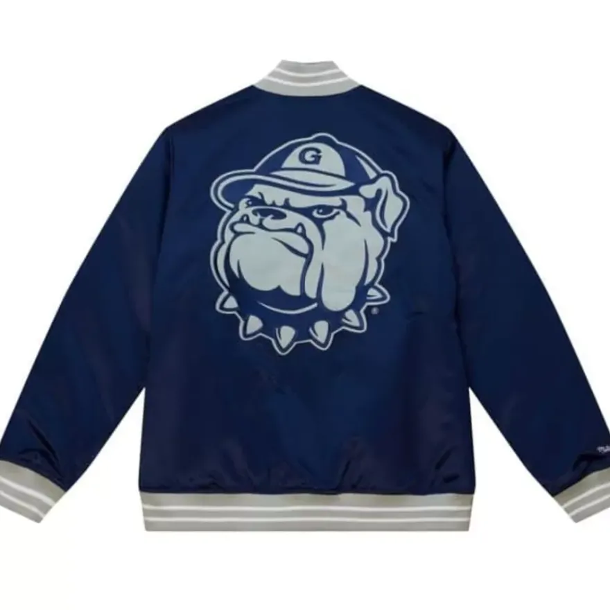 Mitchell & Ness Jackets & Outerwear-Heavyweight Satin Jacket Georgetown University