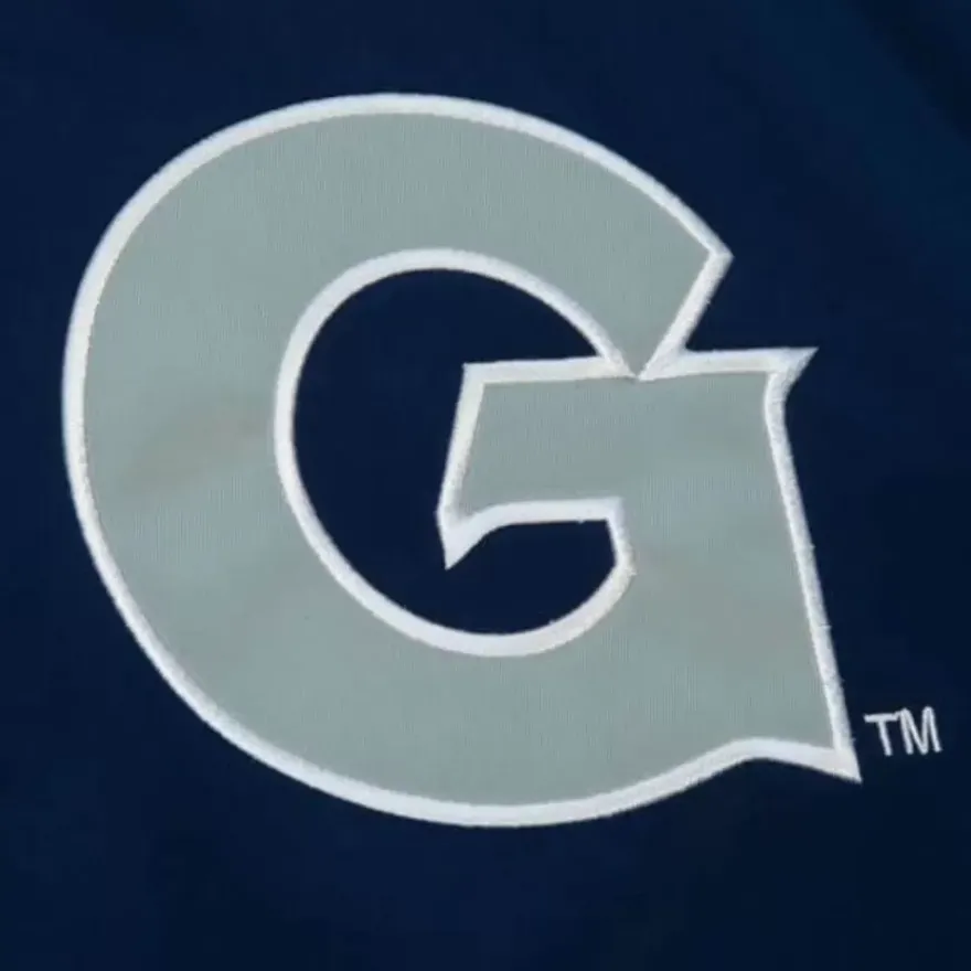 Mitchell & Ness Jackets & Outerwear-Heavyweight Satin Jacket Georgetown University