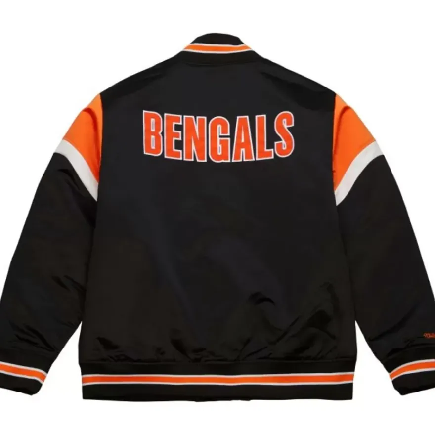 Mitchell & Ness Jackets & Outerwear-Heavyweight Satin Jacket Cincinnati Bengals