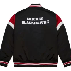Mitchell & Ness Jackets & Outerwear-Heavyweight Satin Jacket Chicago Blackhawks
