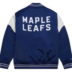 Mitchell & Ness Jackets & Outerwear-Heavyweight Satin Jacket Toronto Maple Leafs