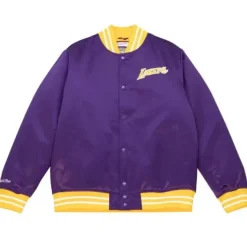 Mitchell & Ness Jackets & Outerwear-Heavyweight Satin Jacket Los Angeles Lakers