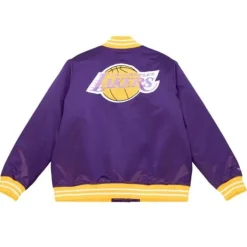 Mitchell & Ness Jackets & Outerwear-Heavyweight Satin Jacket Los Angeles Lakers