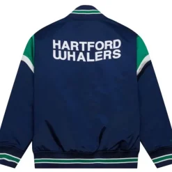Mitchell & Ness Jackets & Outerwear-Heavyweight Satin Jacket Hartford Whalers
