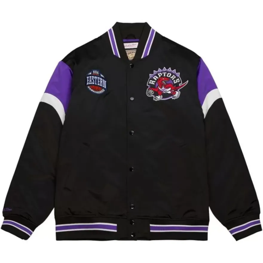 Mitchell & Ness Jackets & Outerwear-Heavyweight Satin Jacket Toronto Raptors