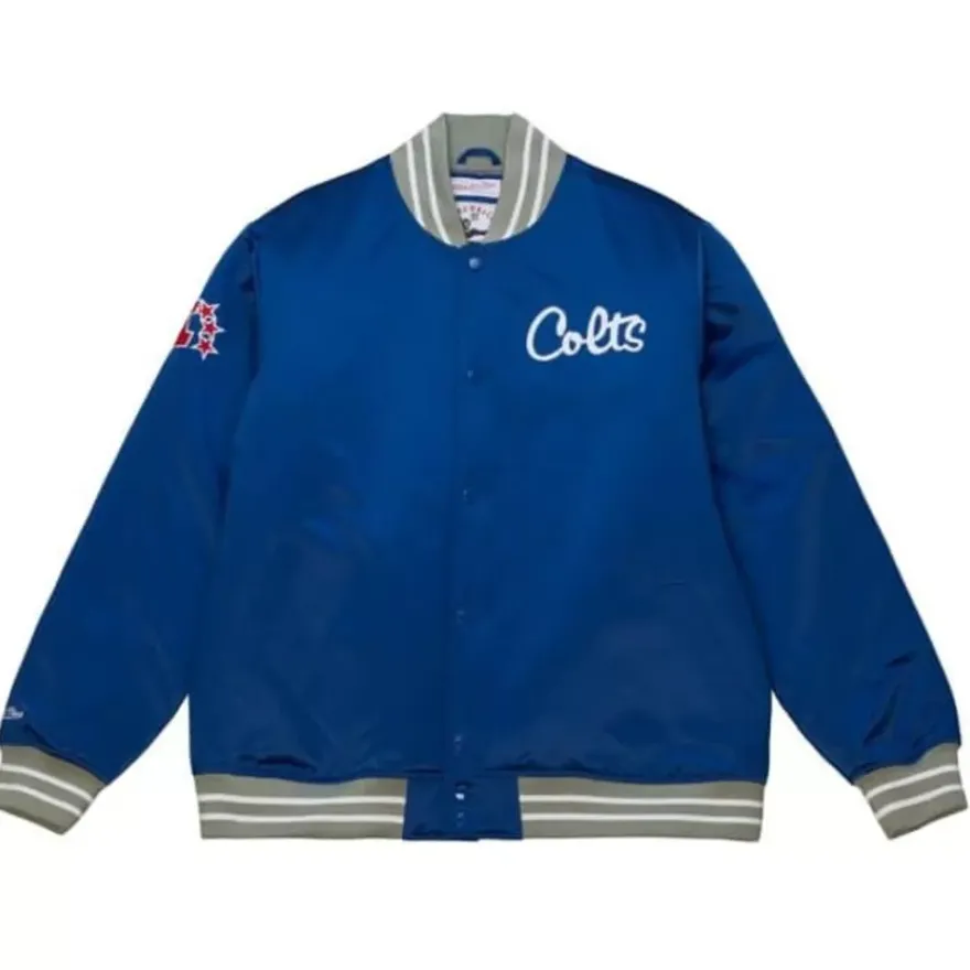 Mitchell & Ness Jackets & Outerwear-Heavyweight Satin Jacket Indianapolis Colts