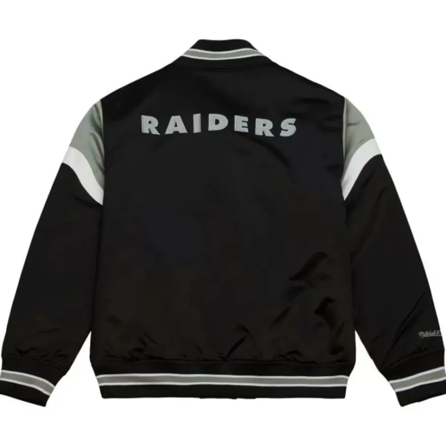 Mitchell & Ness Jackets & Outerwear-Heavyweight Satin Jacket Oakland Raiders