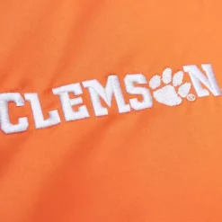 Mitchell & Ness Jackets & Outerwear-Heavyweight Satin Jacket Clemson University